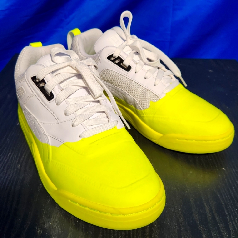 Puma Palace Guard Space Punk Men Neon Yellow Sneakers 9 US size